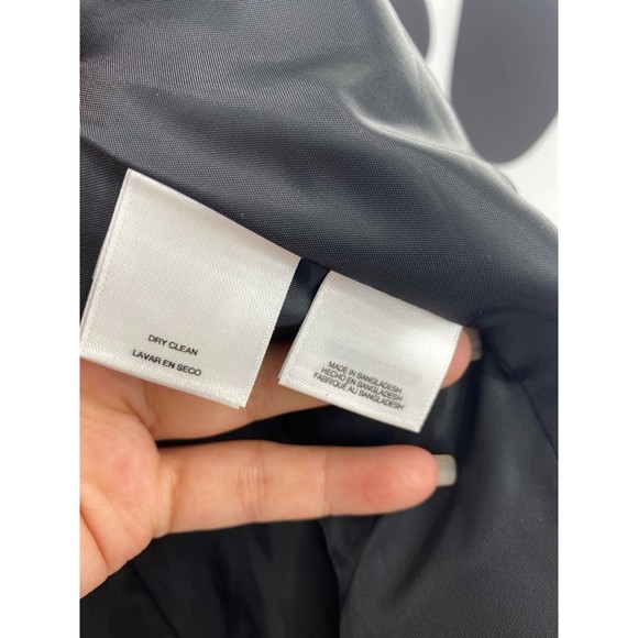 Kasper Woman NWT One Button Shawl Collar Jacket Chain Detail Blazer Blk 22W New - Picture 8 of 10